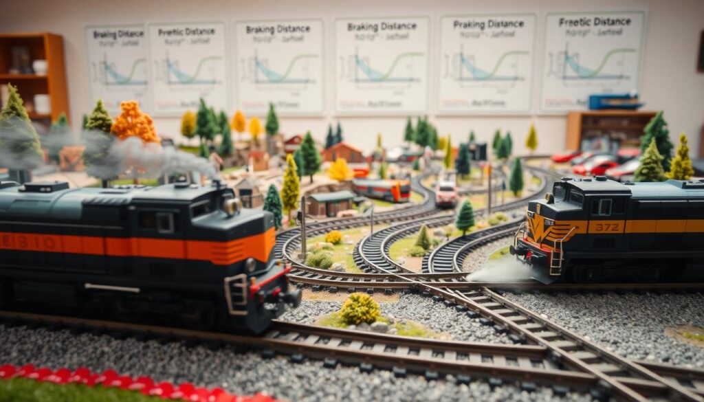 Hands-On Physics Experiments for Measuring Train and Cart Braking Distance