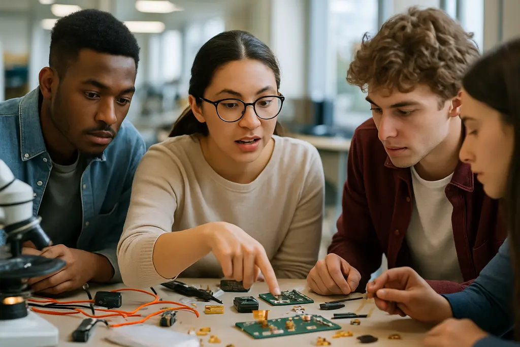 Photonic Chip Workshop For Student AI Design