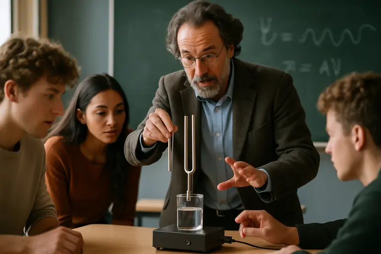 Students comparing step graphs and smooth curves during a physics lesson